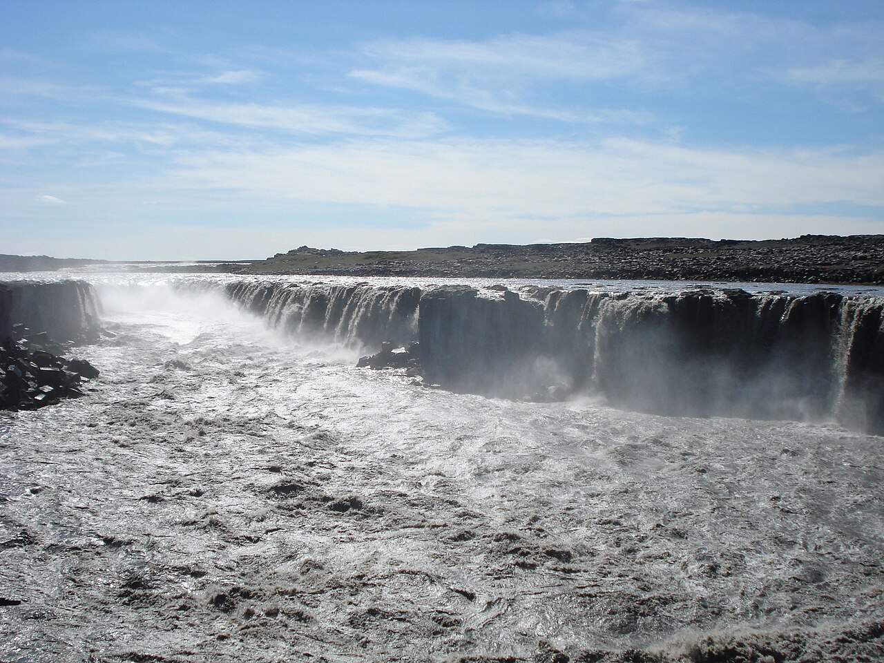 Wodospad Selfoss nad Dettifossem
