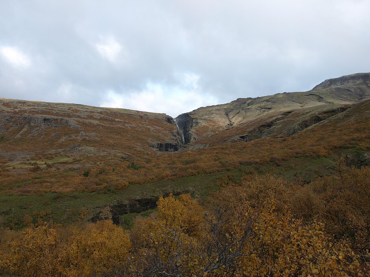 Wodospad Glymur