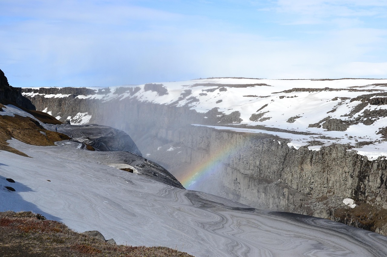 Punkt widokowy nad Gullfoss