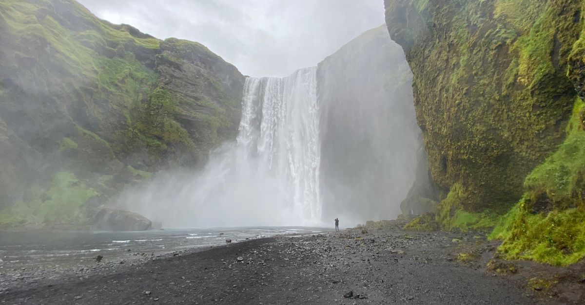 Wodospad Skógafoss