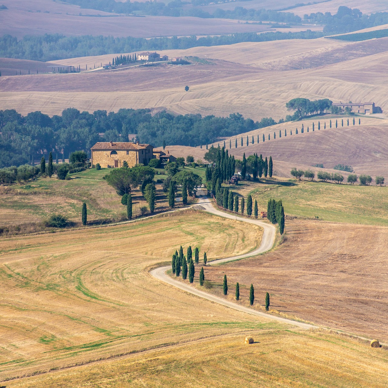 Białe drogi Val d'Orcia