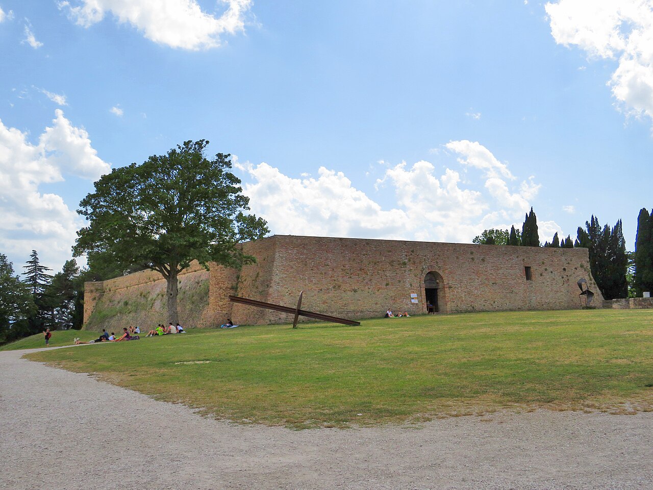 Fortezza Albornoz i panorama Urbino