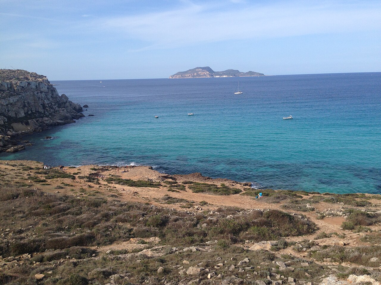 Cala Rossa na Favignanie
