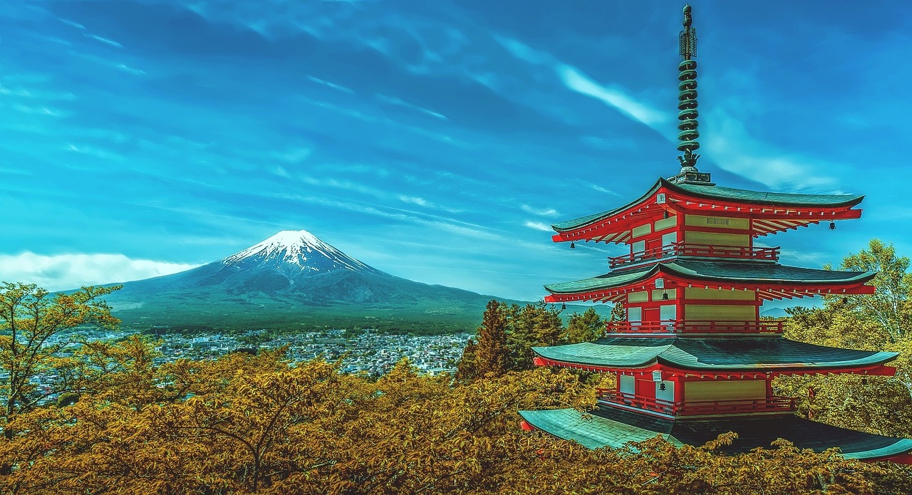 Pagoda Chureito i Arakurayama