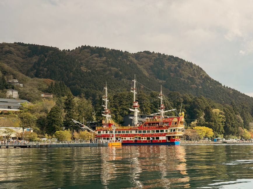 Pętla Hakone: kolejka, prom i kolejka linowa