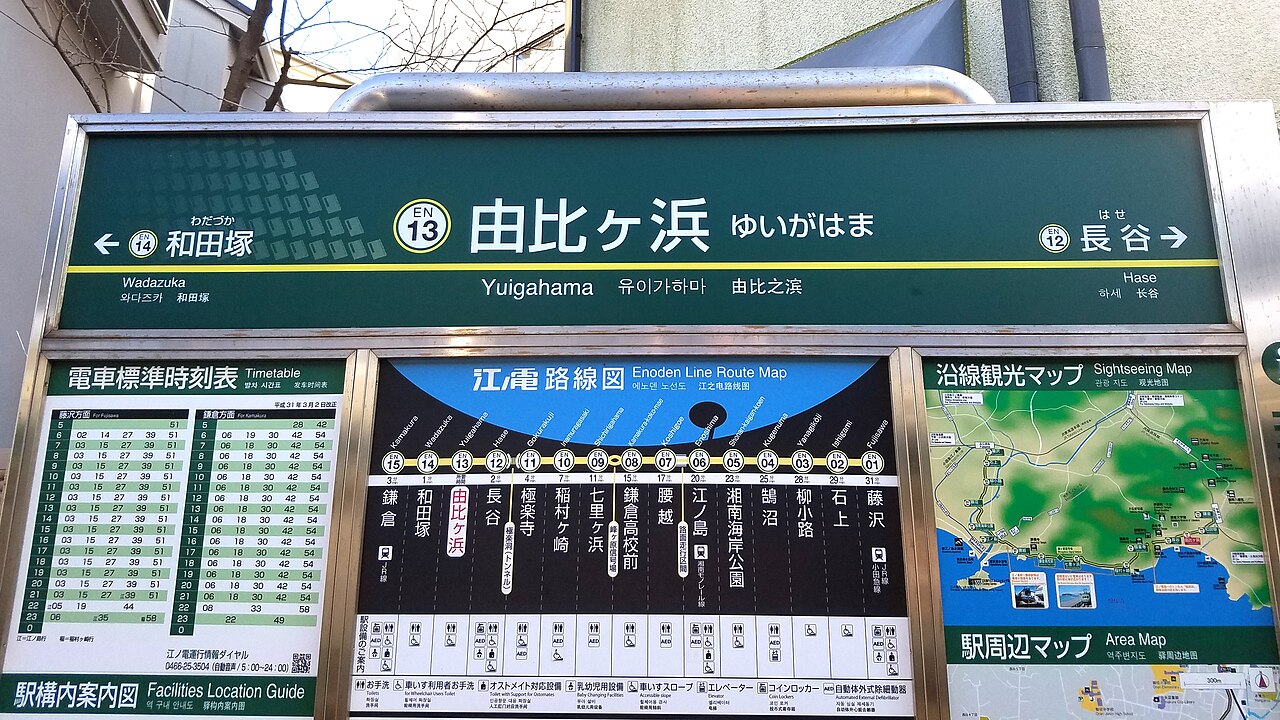 Plaża Yuigahama i Enoshima
