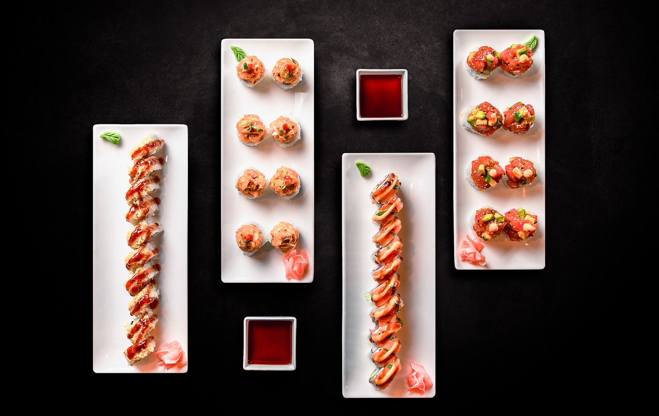 Targ Omicho i sushi