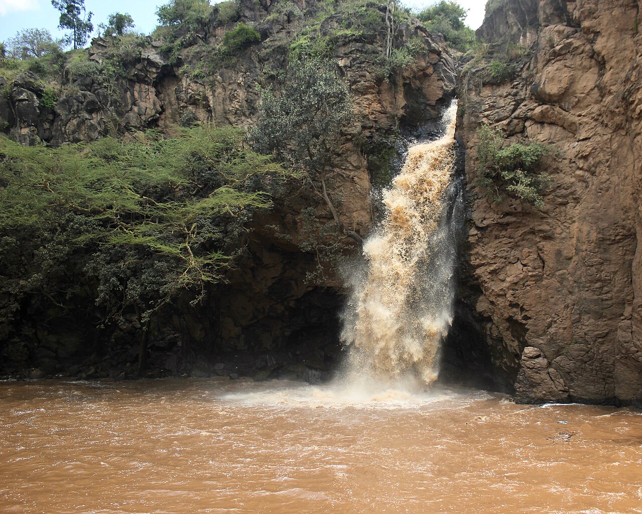 Wodospad Makalia w Nakuru