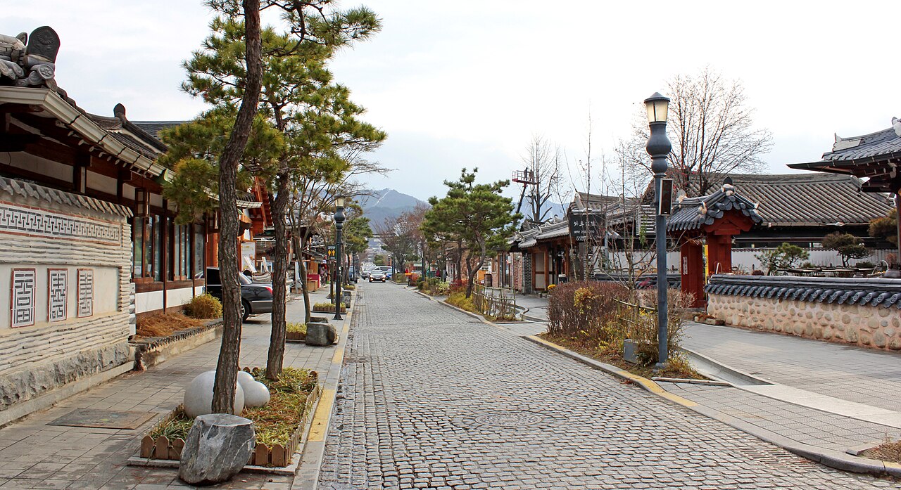 Dzielnica Jeonju Hanok Village