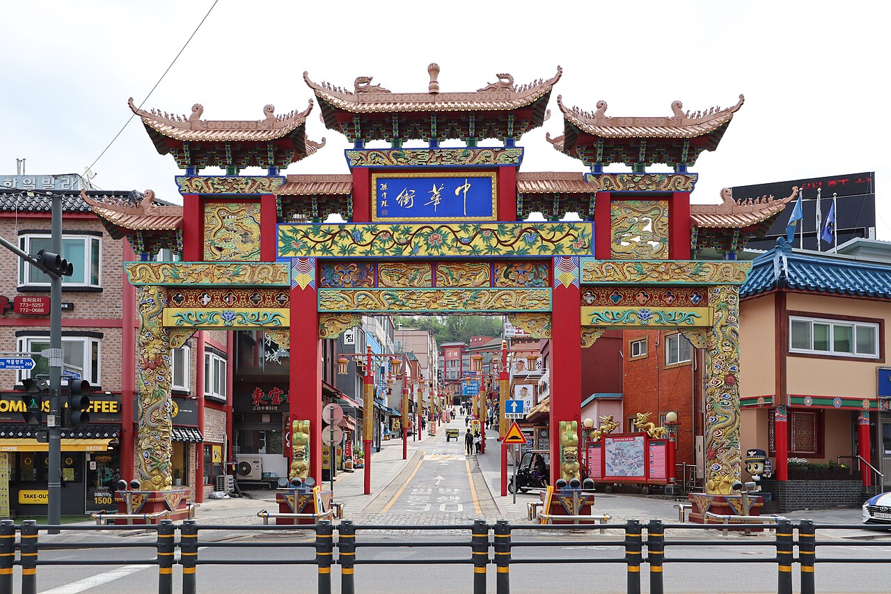 Chinatown i schody Songwol-dong