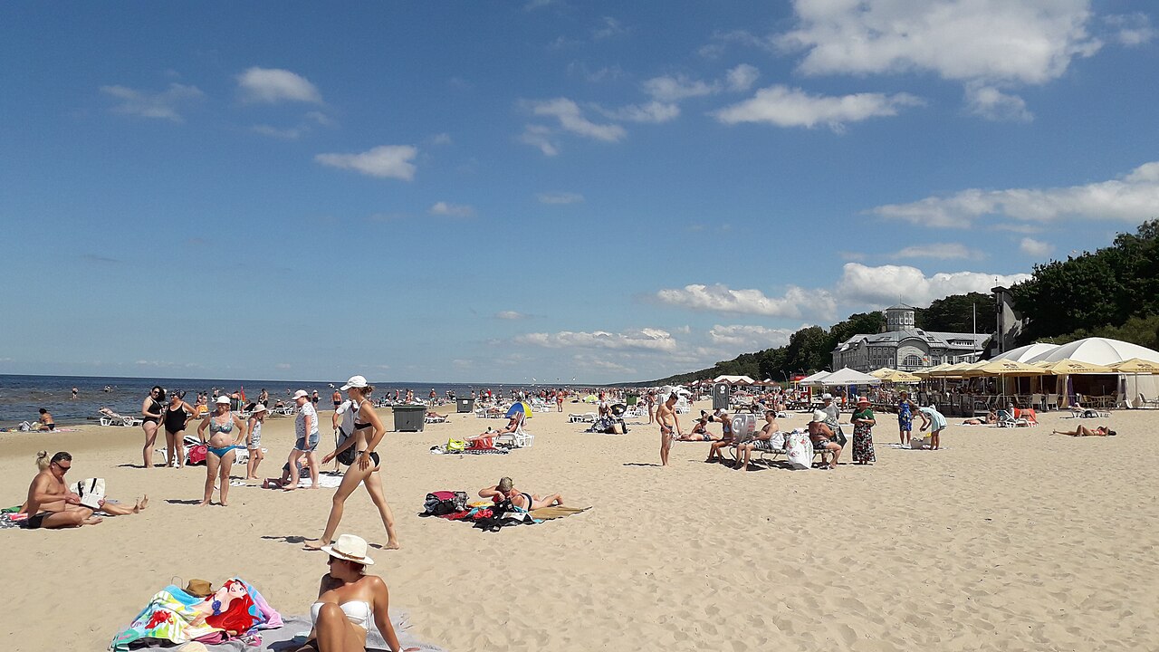 Plaża Jūrmala 33 km