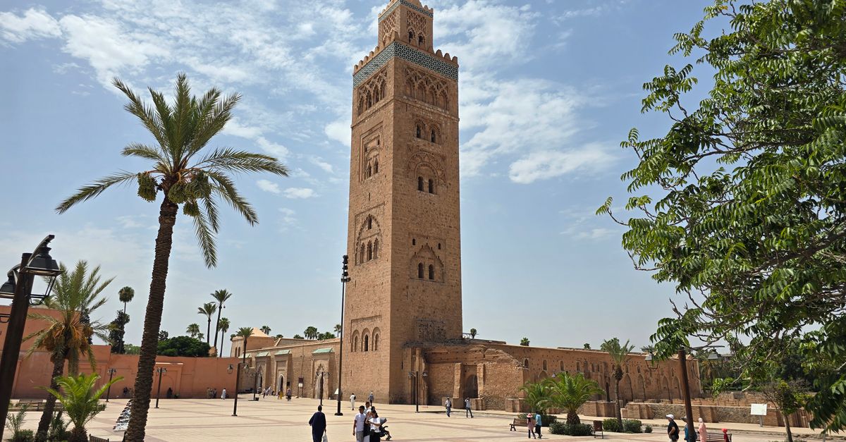 Koutoubia i ruiny el-Badi