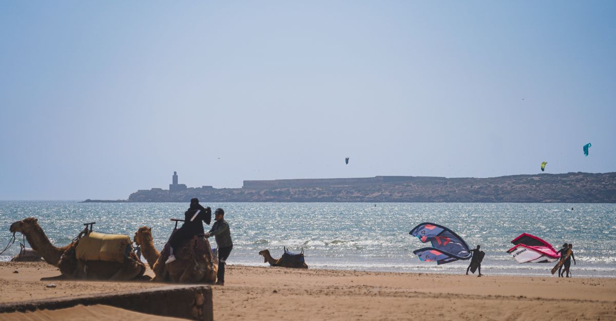Plaże i kite surfing