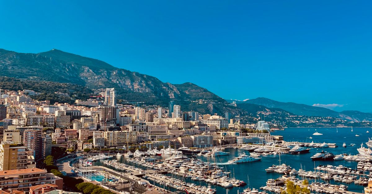 Port Hercules widok z Monte Carlo
