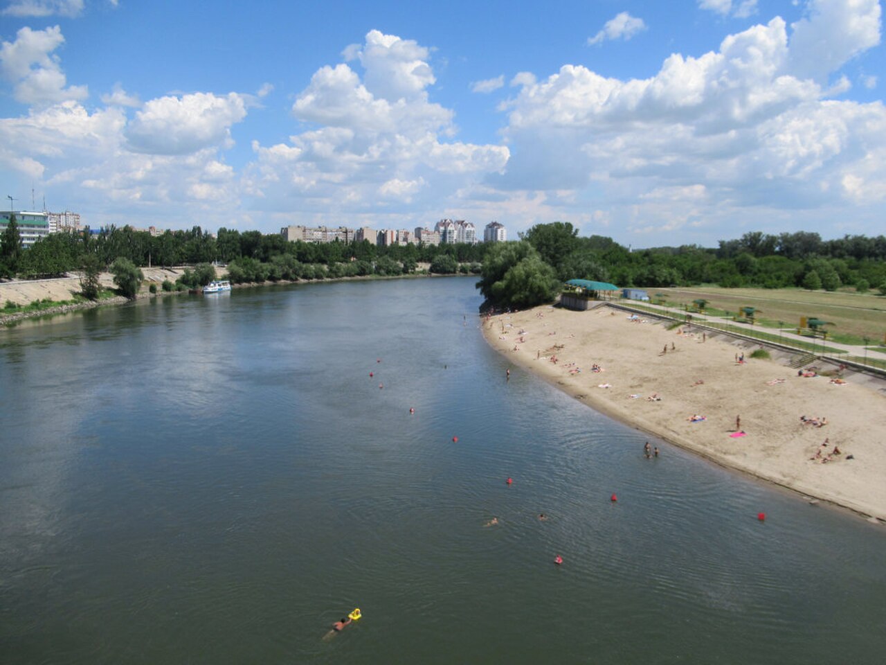 Bulwar i most nad Dniestrem