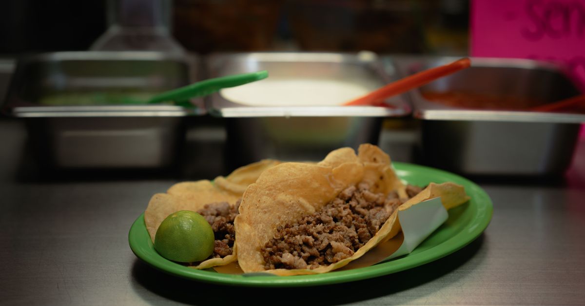 Centrum i tacos na plaza