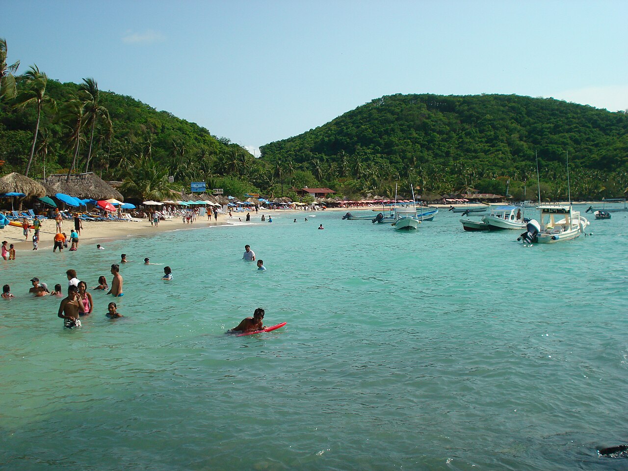 Playa Las Gatas i promenada