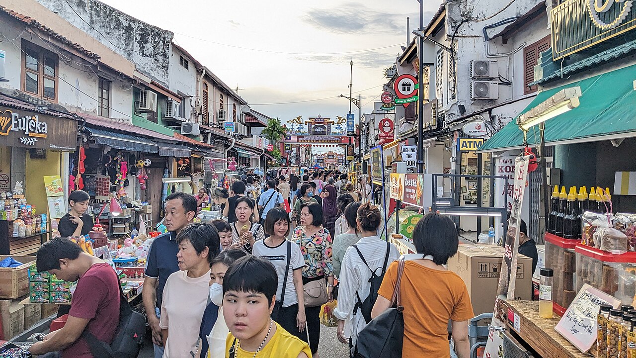 Jonker Street i nocny targ