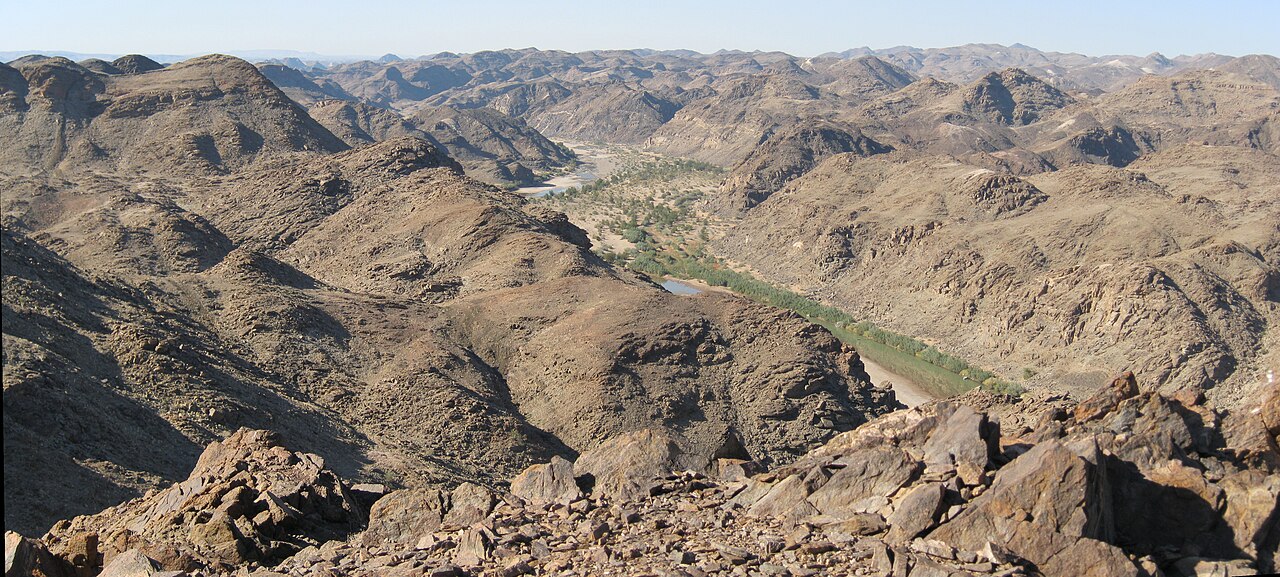 Szlak trekkingowy przez Fish River Canyon