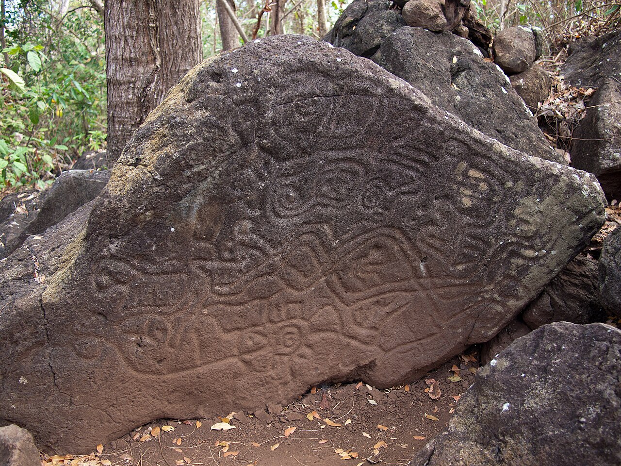 Petroglify na Ometepe