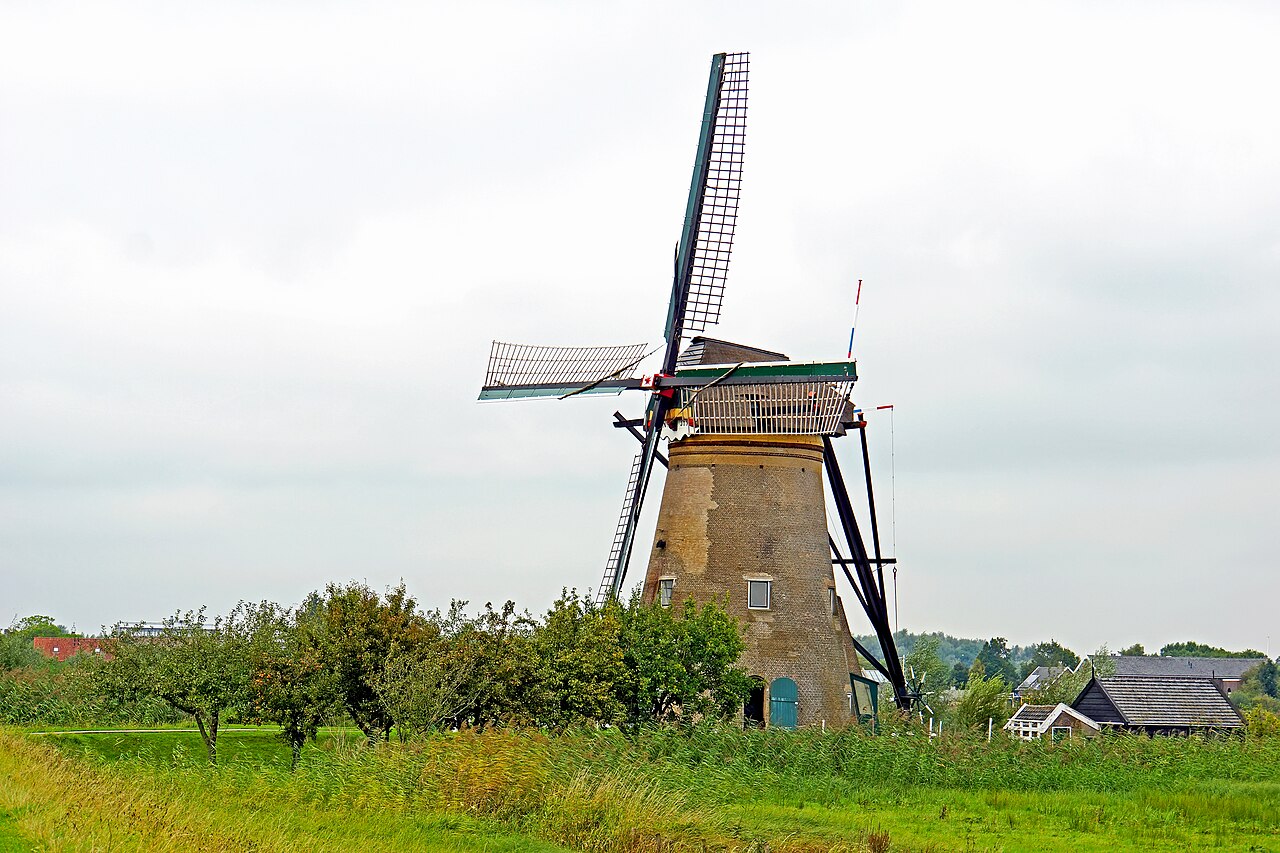 Muzealny wiatrak Nederwaard