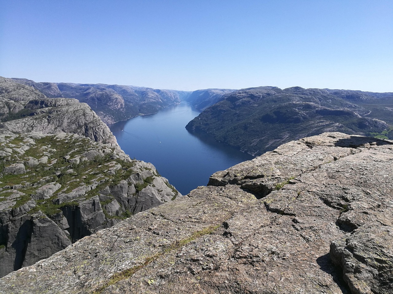 Szlak z Preikestolen Fjellstue