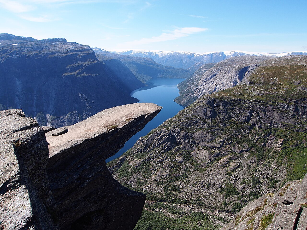 Trolltunga, Język Trolla