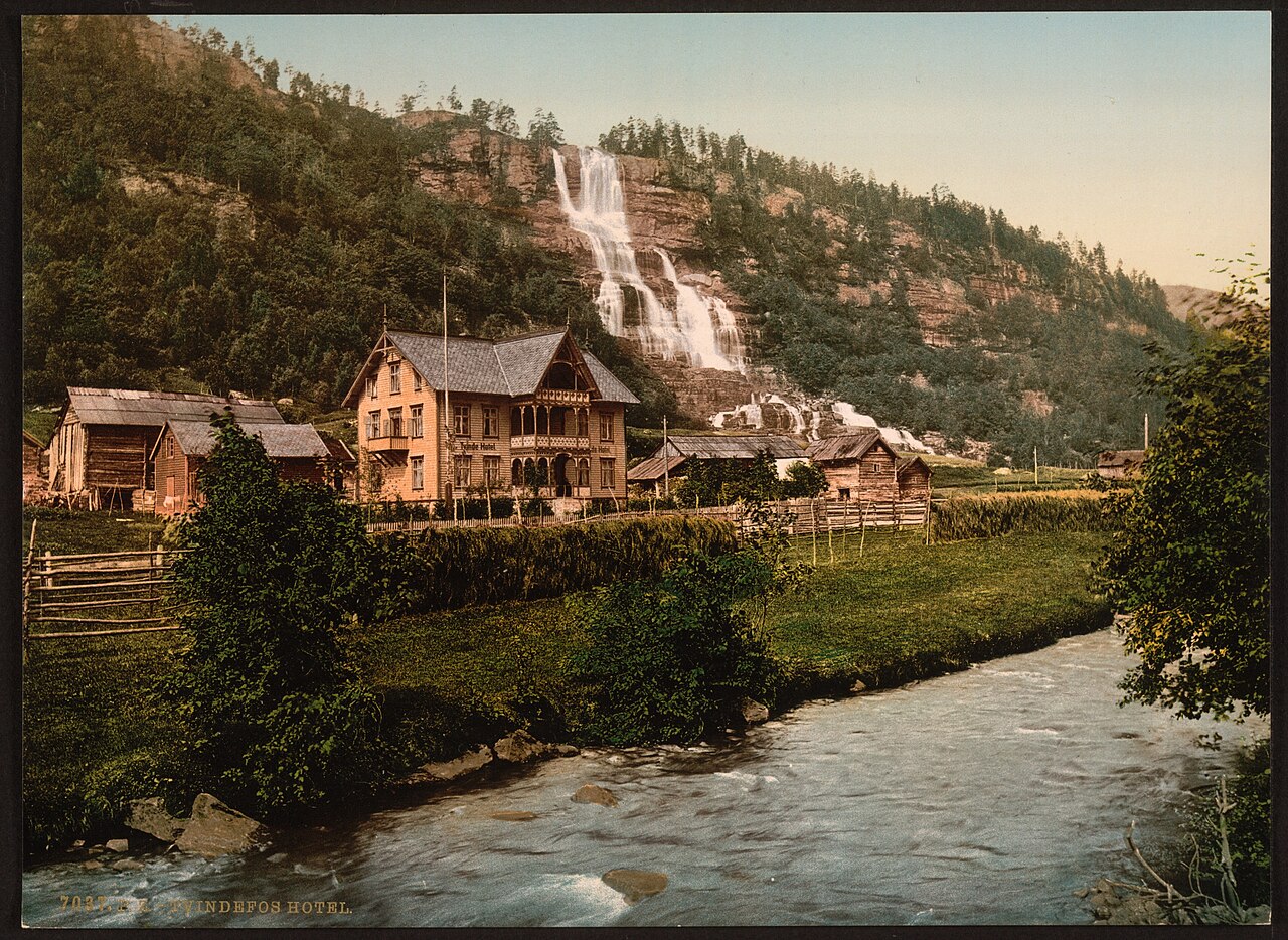 Wodospad Tvindefossen