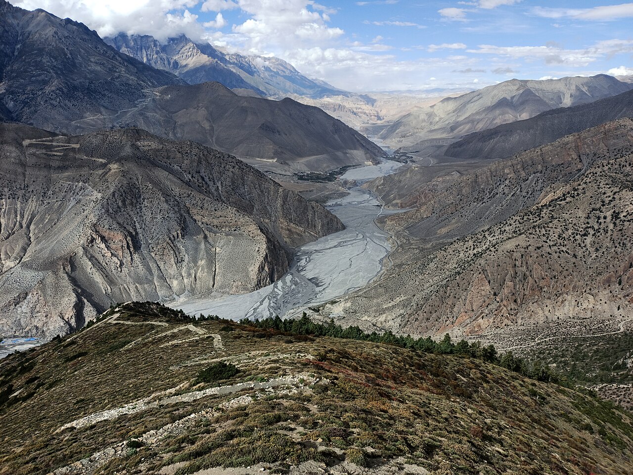 Dolina wiatru pod Jomsom