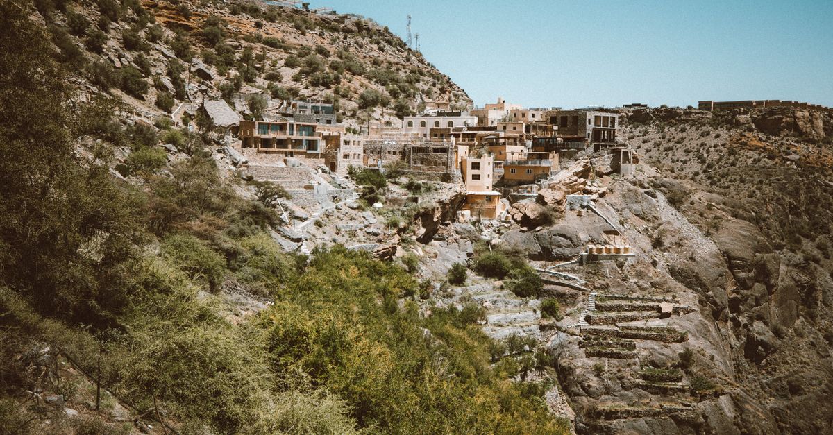 Jebel Akhdar widok z Nizwa
