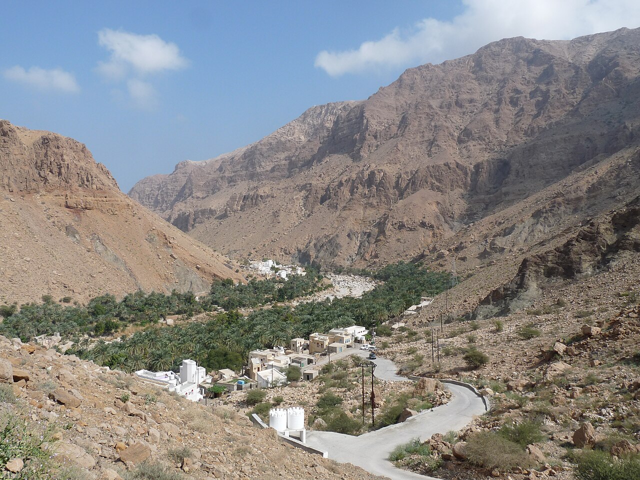 Wadi Tiwi w zasięgu dnia