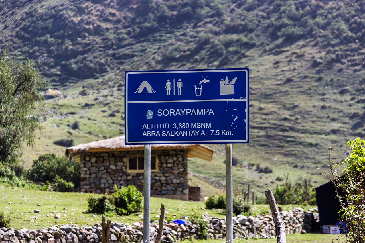 Soraypampa u stóp Salkantay