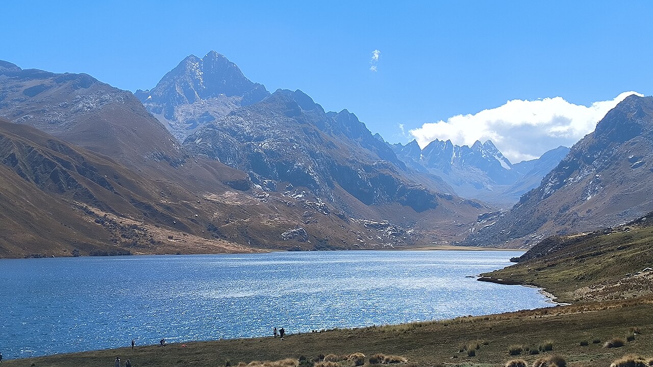 Laguna Querococha w drodze z Huaraz