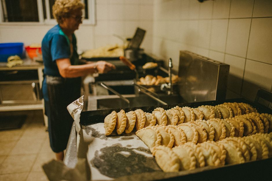 Empanadas z pieców opalanych drewnem