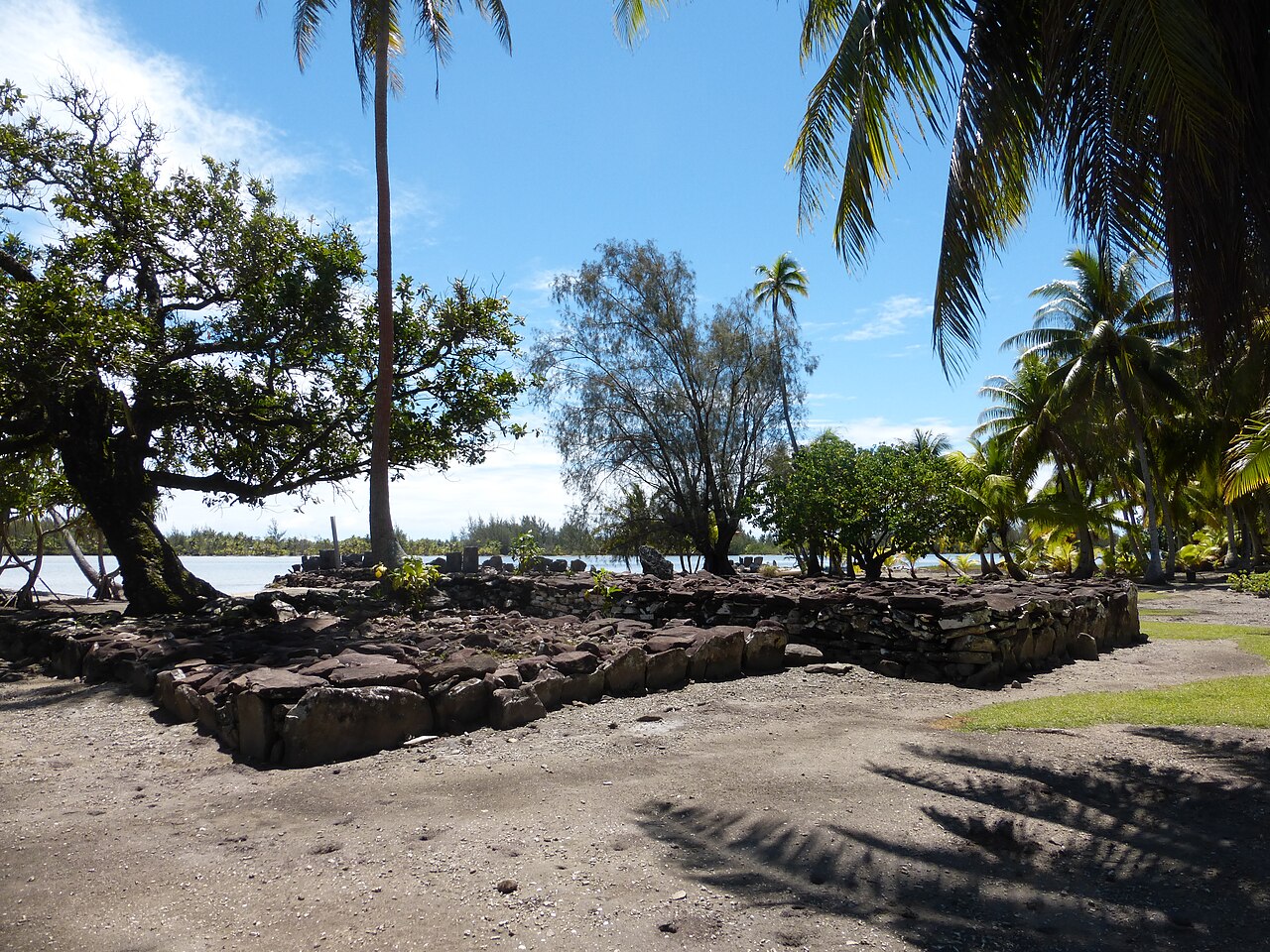 Kompleks marae w Maeva