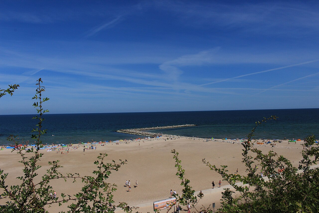 Plaża Dubaj i klif