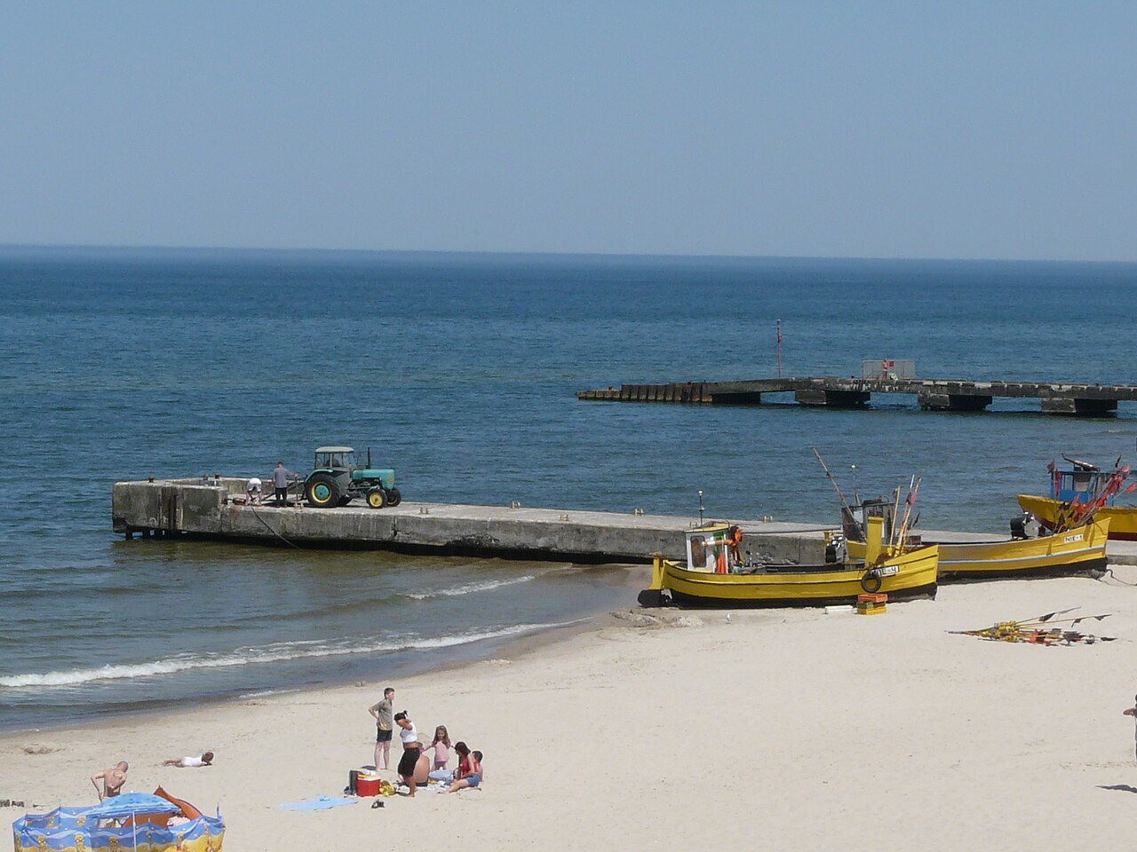 Plaża i baza rybacka