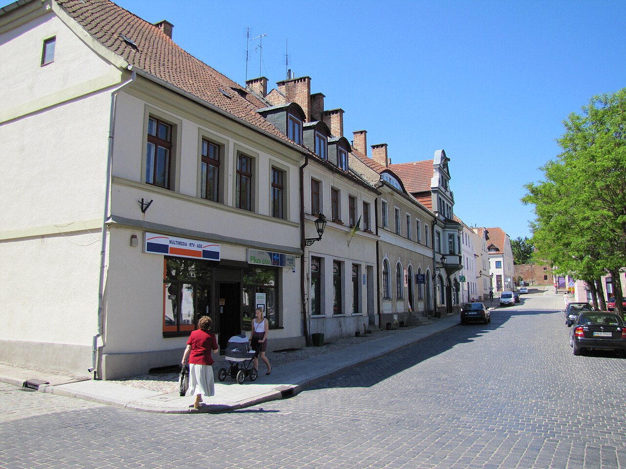 Rynek i stare miasto w Reszlu