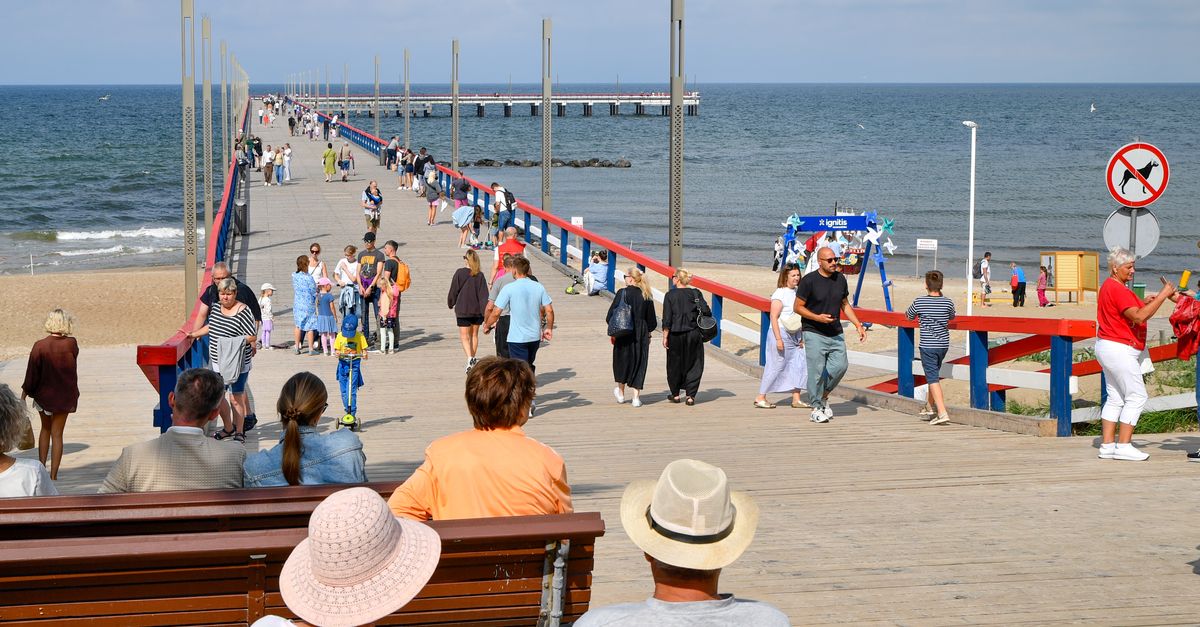 Wejście do Wolińskiego PN
