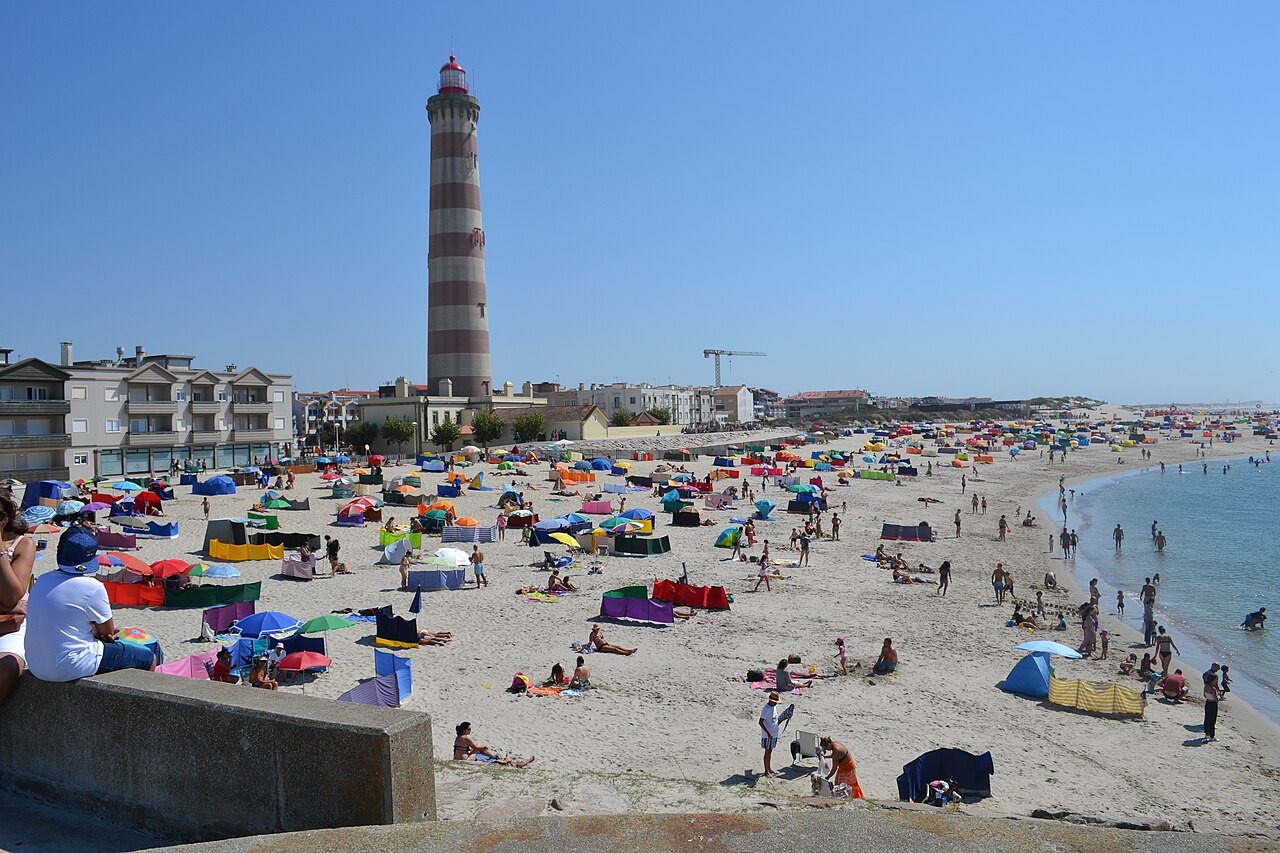 Praia da Barra i Farol de Aveiro