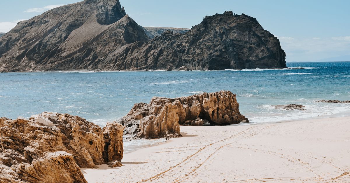 Złota plaża Porto Santo