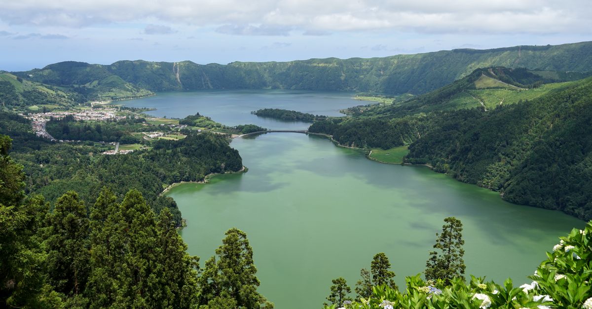 Jezioro Sete Cidades na São Miguel