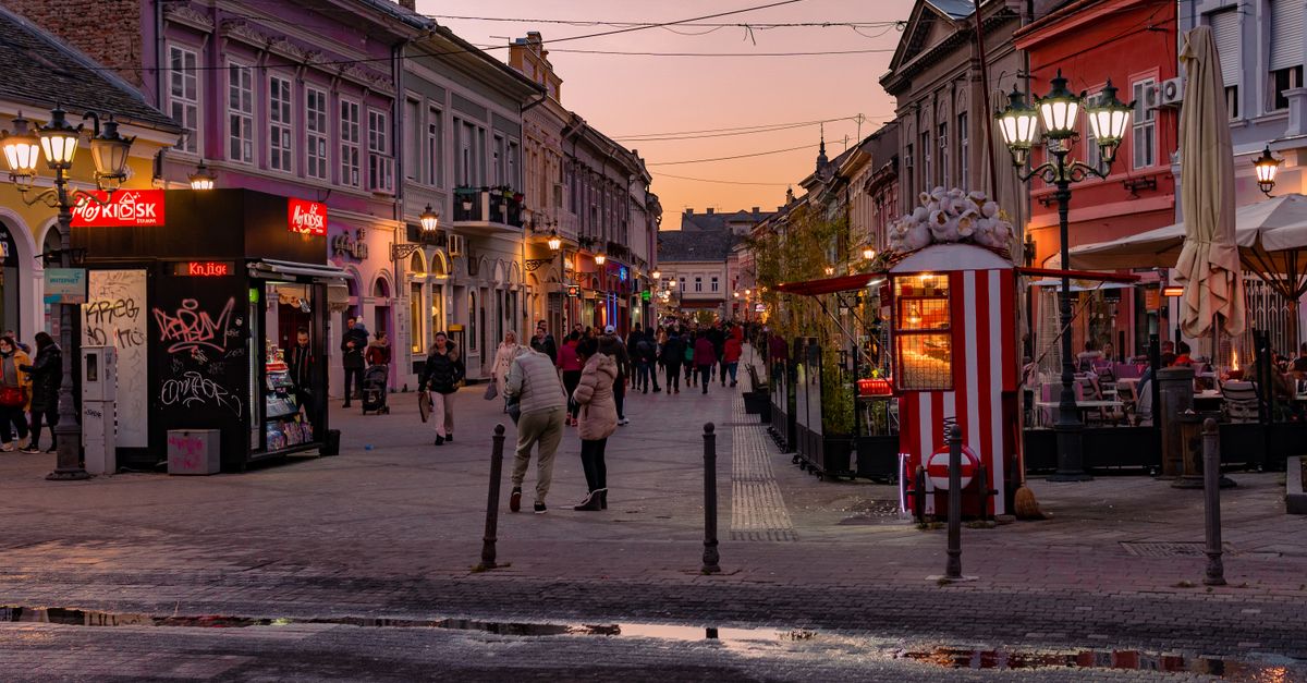 Centrum i Dunavska ulica