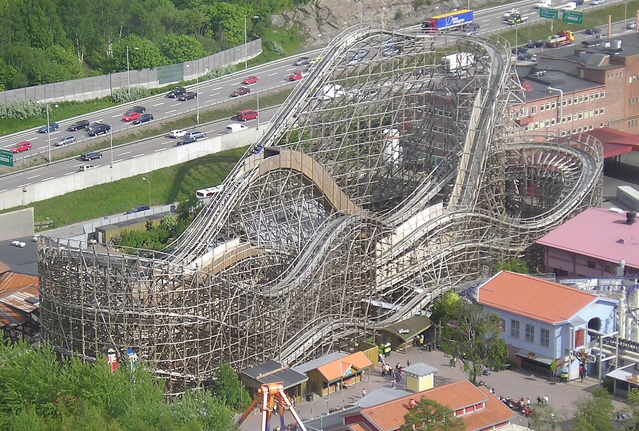 Balder, drewniana kolejka górska