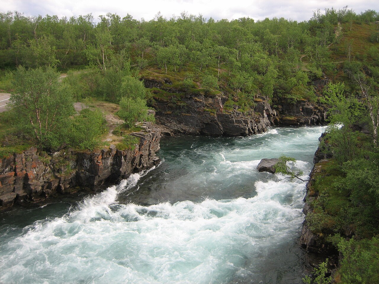 Kanion Abiskojåkka