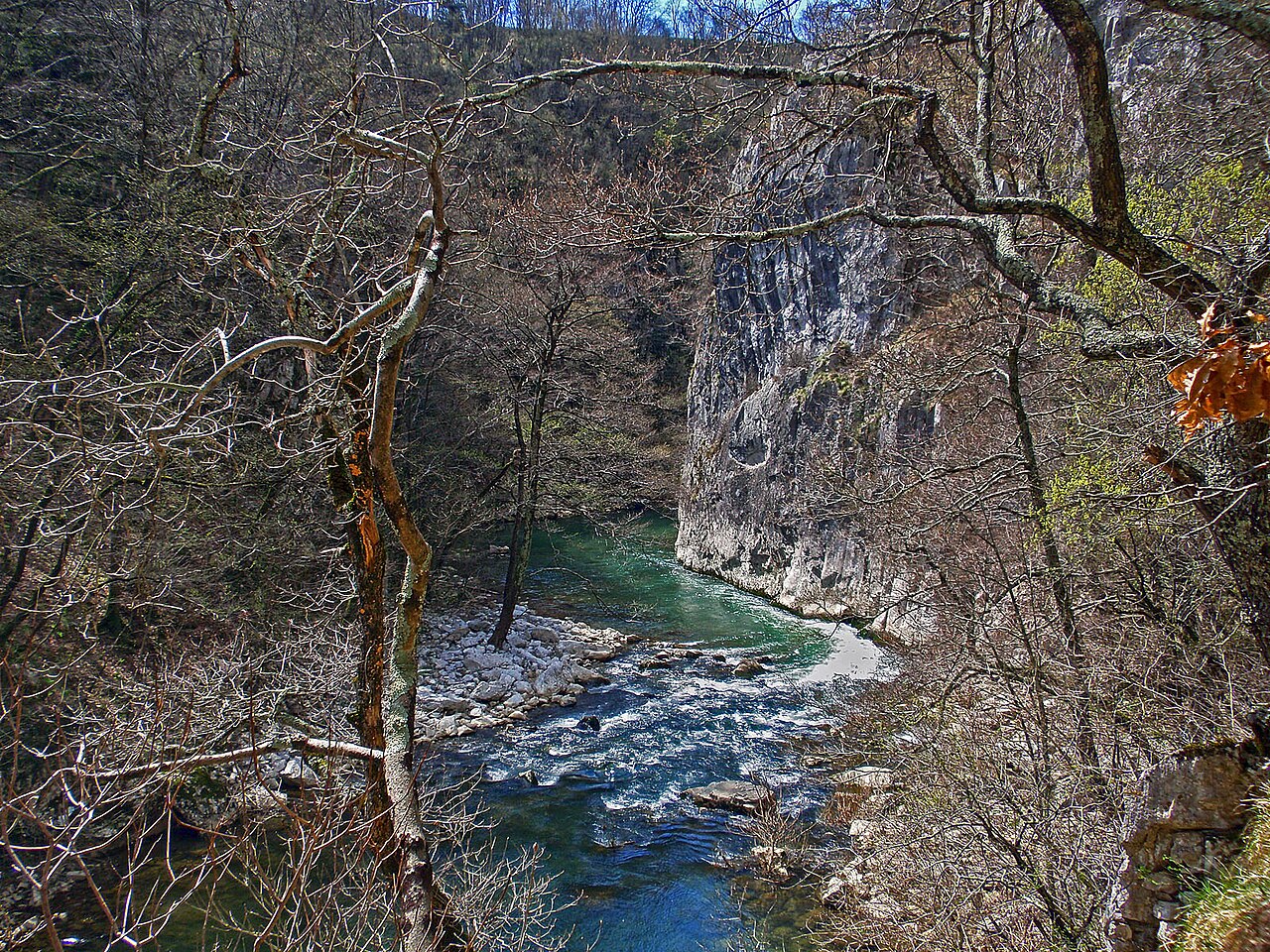 Szlak Reka w kanionie (okolice)