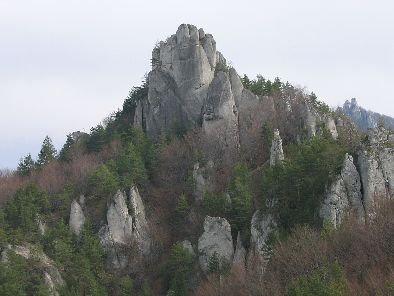 Szlak przez Súľovské skaly