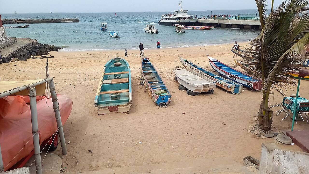Plaża na Gorée