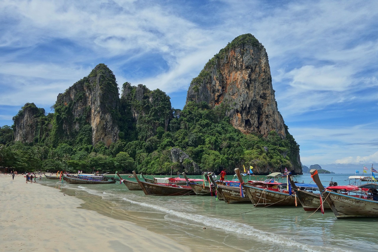 Łodzią na Railay
