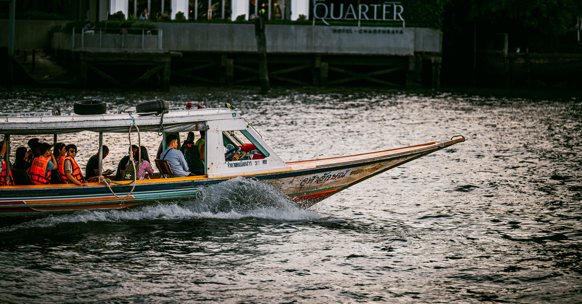 Rejs longtail Chao Phraya